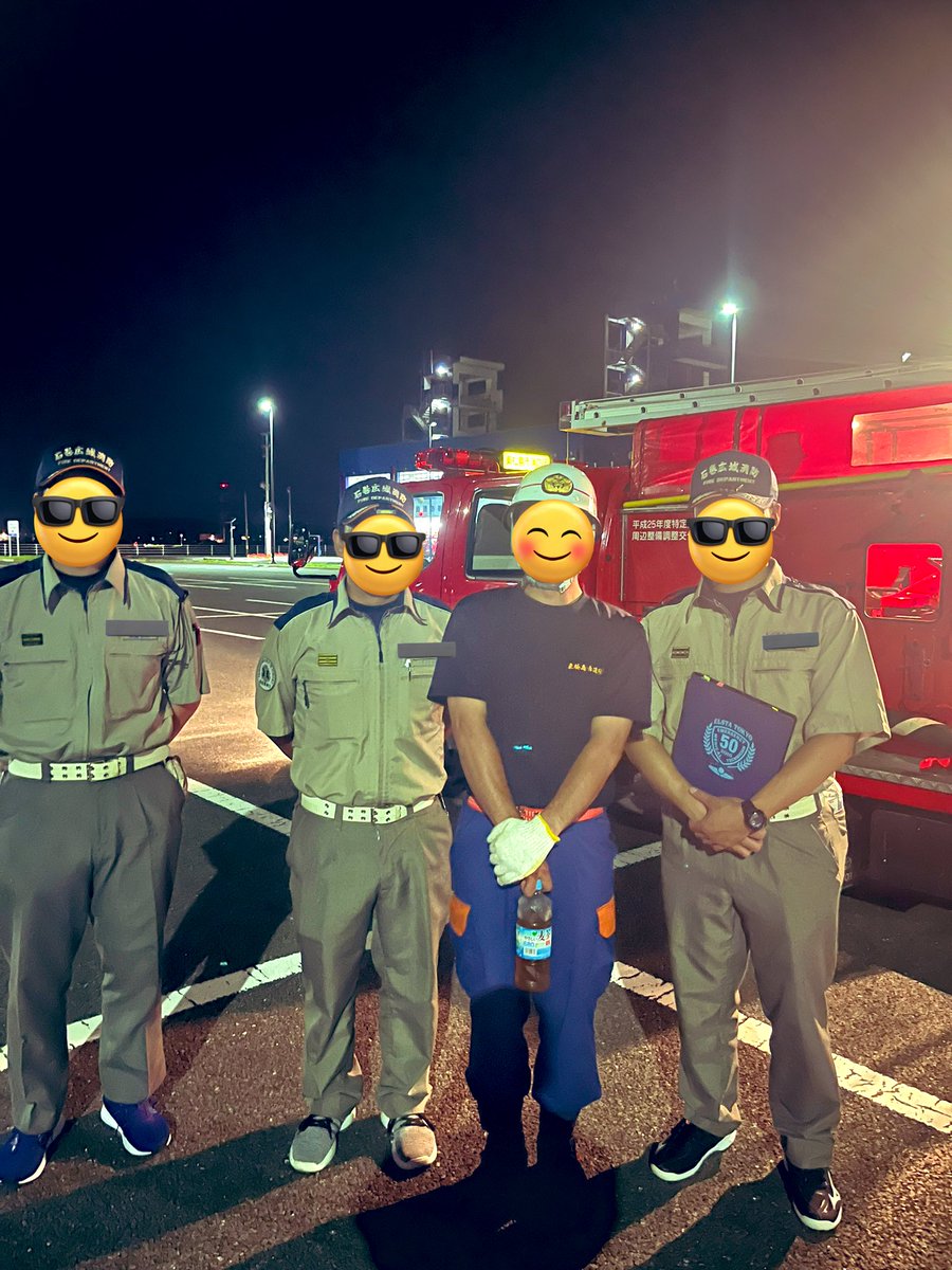 SVDivan's tweet image. 消防団の選手の練習でお昼に婆様の病気の救急搬送でお世話になった3人の職員さんが、まさかの指導員として来てくれて一日に二度お世話になるミラクルが発生しました😊