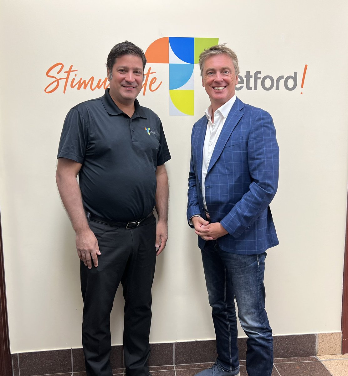 Très bonne rencontre ce matin avec Marc-Alexandre Brousseau, maire de <a href="/VilleThetford/">Ville de Thetford</a>.

Excellente discussion sur les différents enjeux et les solutions à mettre en place.

On suivra de très près l’évolution des dossiers. #PolQc