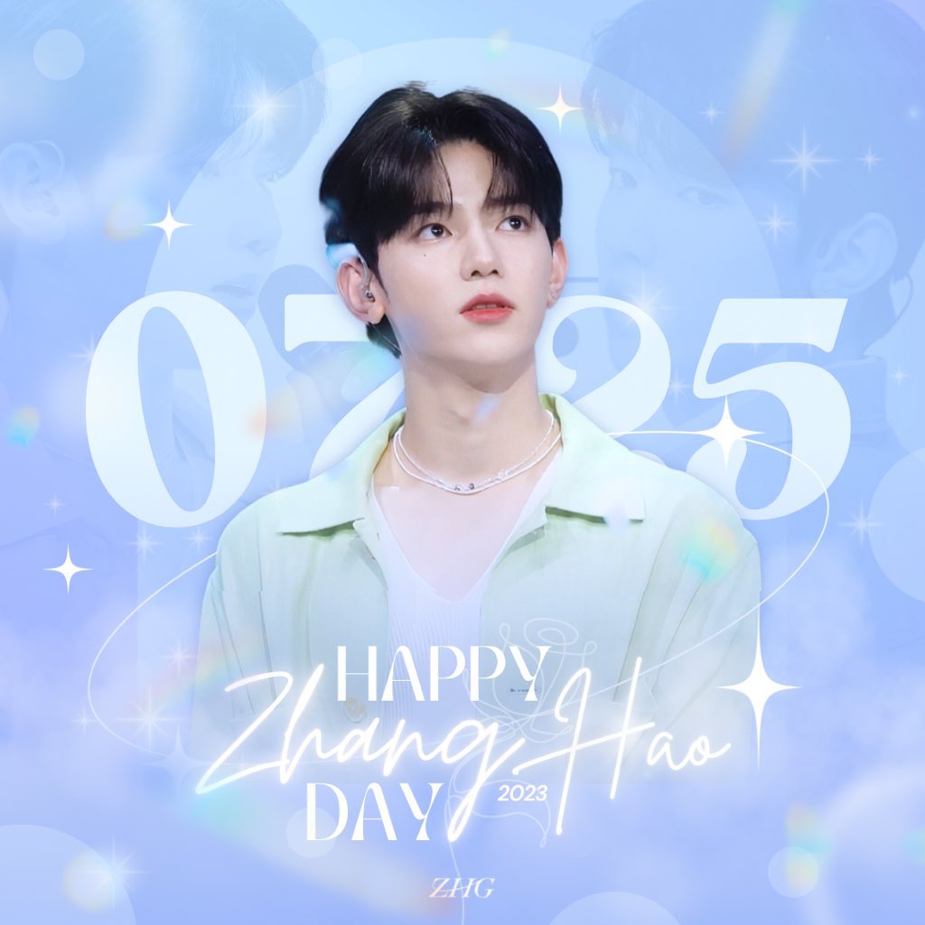 [230725_🎻🎂]

Happy 23rd birthday, Zhang Hao! 🎀

On this special day, we hope our love and well-wishes surround you. Your mere presence and impactful performances never fail to leave us in awe, and as you continue to soar high like celestial stars, we promise to be your