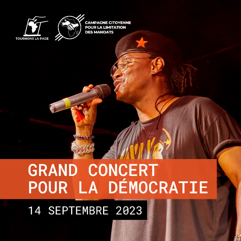 TournonsLaPage's tweet photo. 📢Un mois et demi nous séparent du GRAND #CONCERT pour la #démocratie !
Le rappeur #sénégalais🇸🇳 Didier Awadi va participer à cet évènement avec 9 autres artistes #africains🌍
🗓️14 septembre 2023, à #Paris
🔗Réservez votre place ici : https://t.co/OgohWiIanN