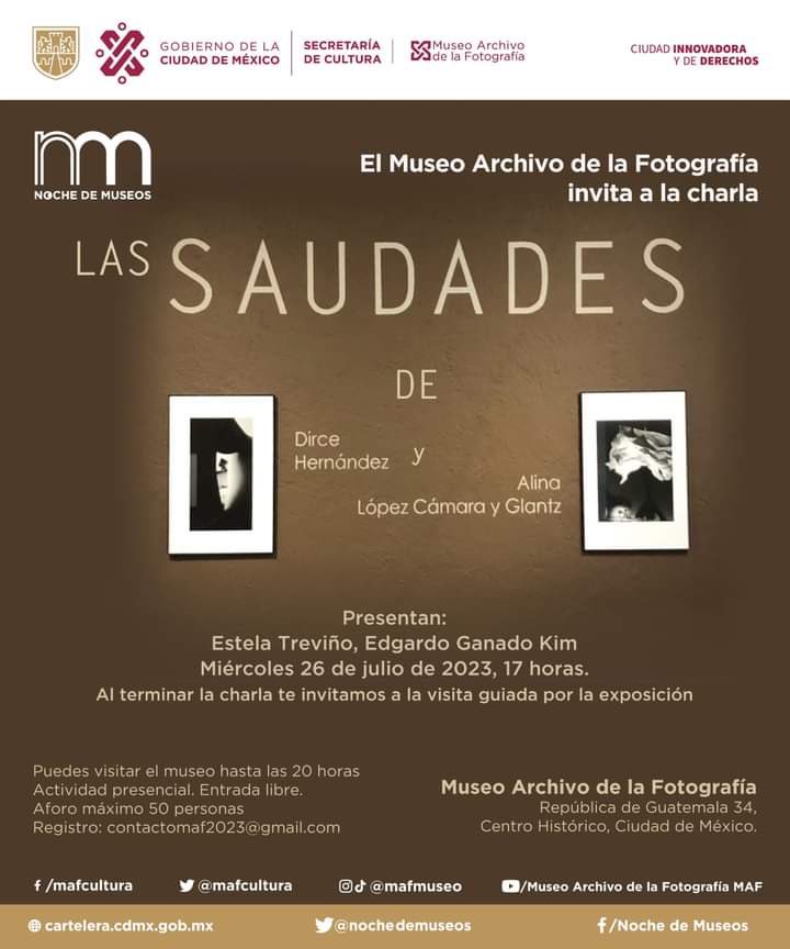 Los esperamos para hablar de imágenes, fotografía, arte y de otras muchas cosas más.