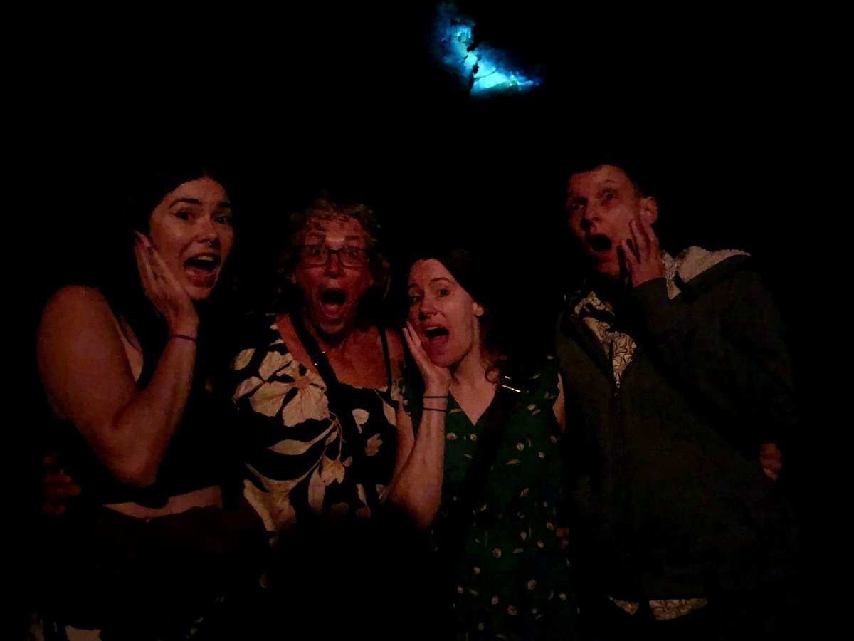PaulaNiedenthal's tweet photo. Wildly good times with @TheMorgenroth, @teriakirby and @SaraBChadwick on the farm, at a supper club and on the Wisc Dells #ghostboat 👻👻 The good times and research discussions continue this week! @dellsboats @brauerlab1 https://t.co/BQUPgmT5f3
