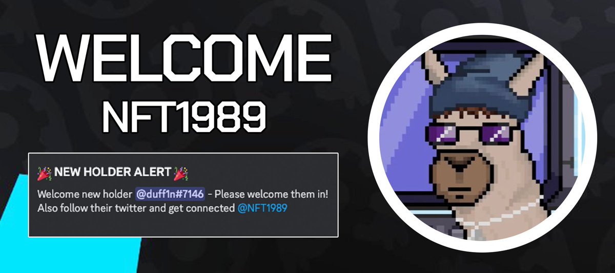 Llamaverse_'s tweet photo. Hey Llamas! Let's welcome @NFT1989 to our family!π¦
Make sure to give them a follow and say hello in the comments! #llamafollowllama #llamaverse https://t.co/5Q70C7VUsY