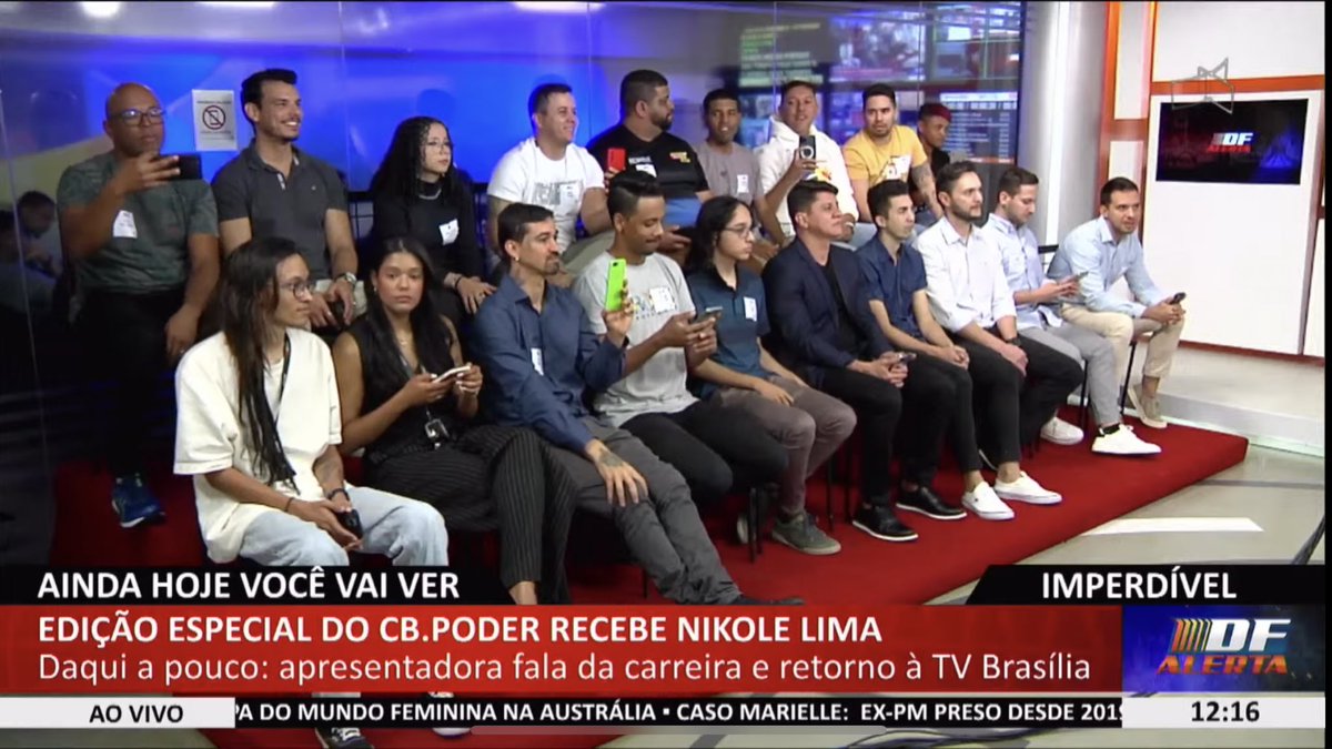 alex_morais_'s tweet image. A plateia pra acompanhar o #DFAlerta