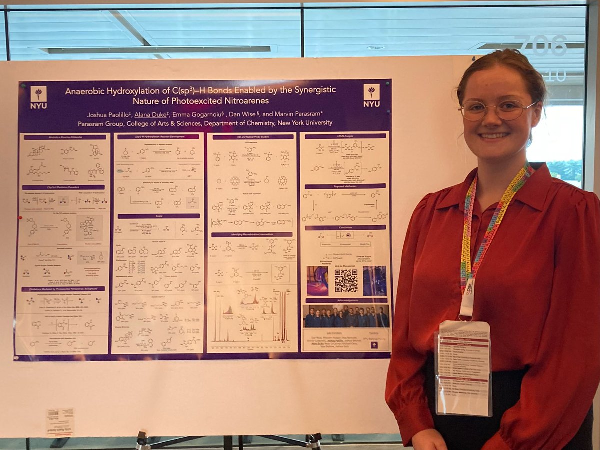 We are proud to share that Alana (rising 3rd year) recently went to the NOS and received a poster award! #proudlab #ACS #postersession