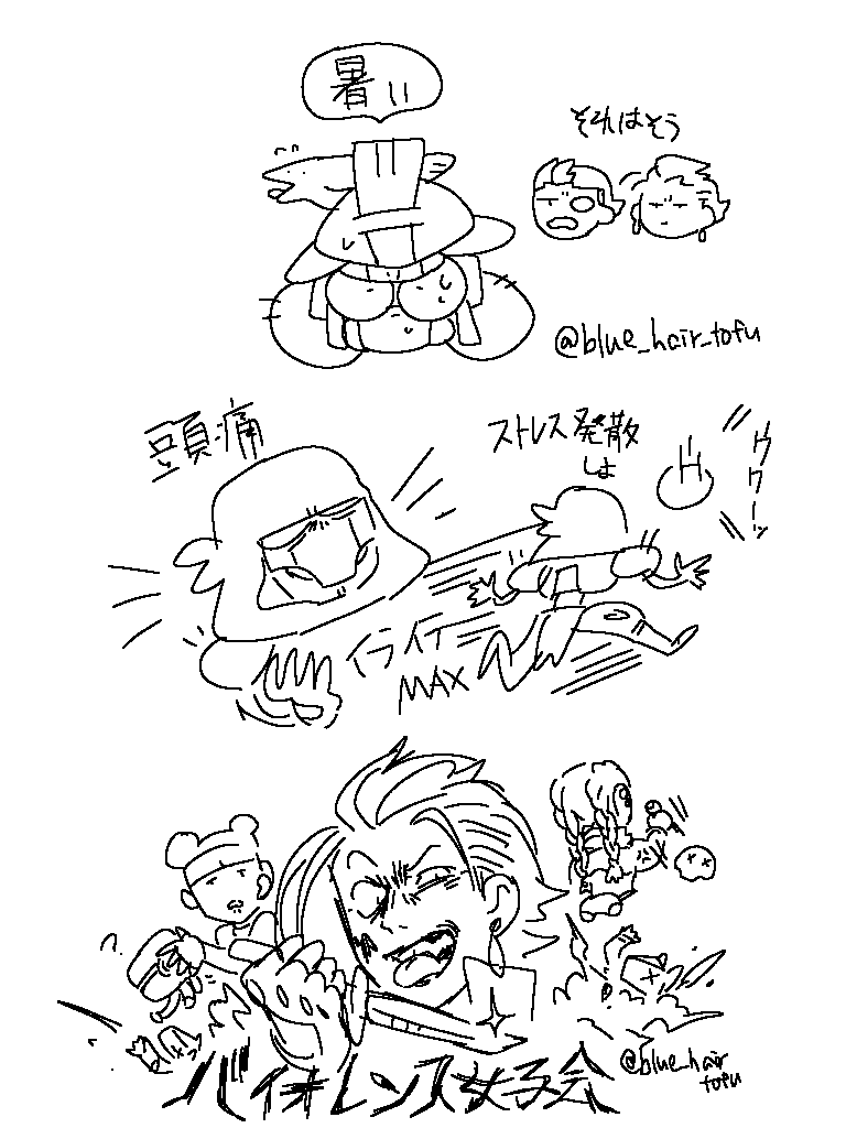 女子会とかの落書き