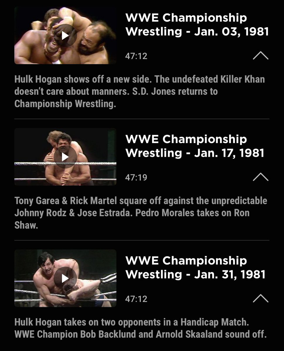 For anyone interested, 10 more episodes of WWF Championship Wrestling have been added to Peacock / WWE Network as they complete 1980 and move into 1981! https://t.co/y9I51EJD1Q