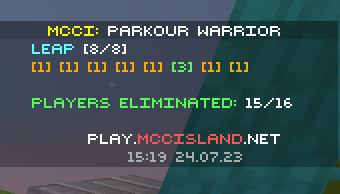 I guess im not the parkour warrior 😔
