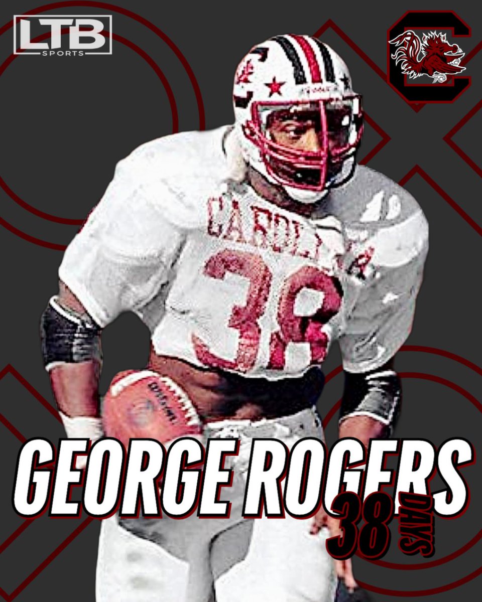 38 days until College Football! George Rogers had a standout career as a running back for the University of South Carolina. He earned All-American honors and winning the Heisman Trophy in 1980. Rogers left a lasting impact on South Carolina's program. https://t.co/Krnq2I2mBh