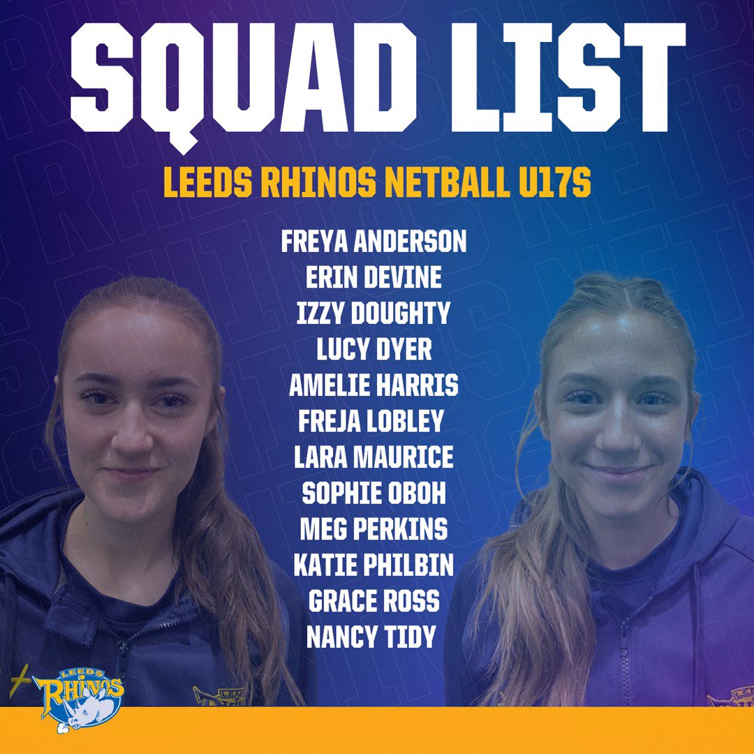 ChevronsNetball's tweet image. Congratulations to Méabh, Sophia and Izzy who have all been selected to represent @rhinosnetball in the NPL tournament this week. Go smash it girls we are all behind you 💙