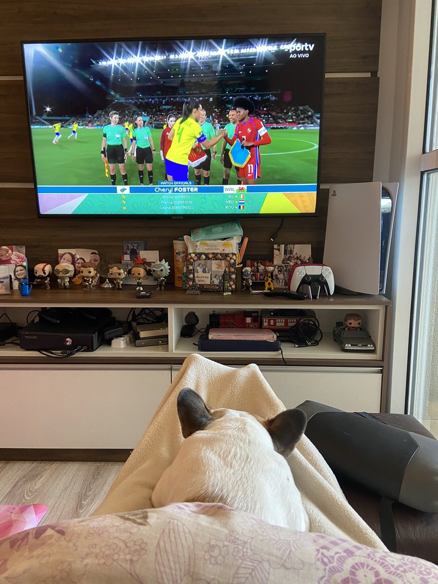 al_karol's tweet photo. Stellinha e a mamãe torcendo pelo Brasil ❤️ #TaNaCopaTaNoSportv https://t.co/evDaNcMnWc