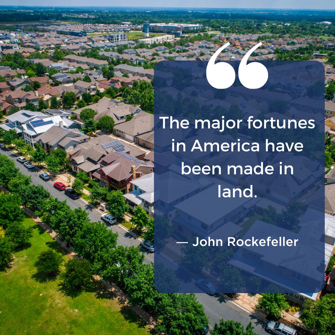 “The major fortunes in America have been made in land.” ― John Rockefeller

#LynnAndLorna #ygkrealtor #ygkrealestate #kingstonrealestate #kingstonrealtor #quoteoftheweek #quoteoftheday