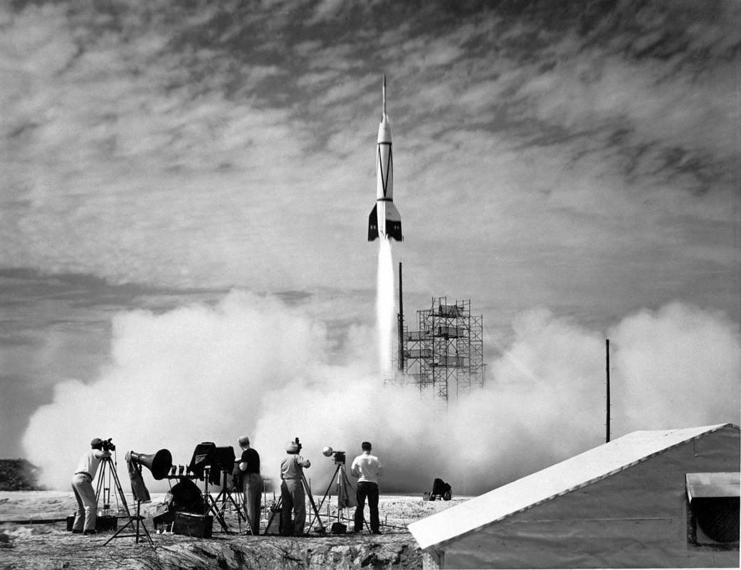 JonErlichman's tweet image. The first rocket launched at Cape Canaveral on this day in 1950.