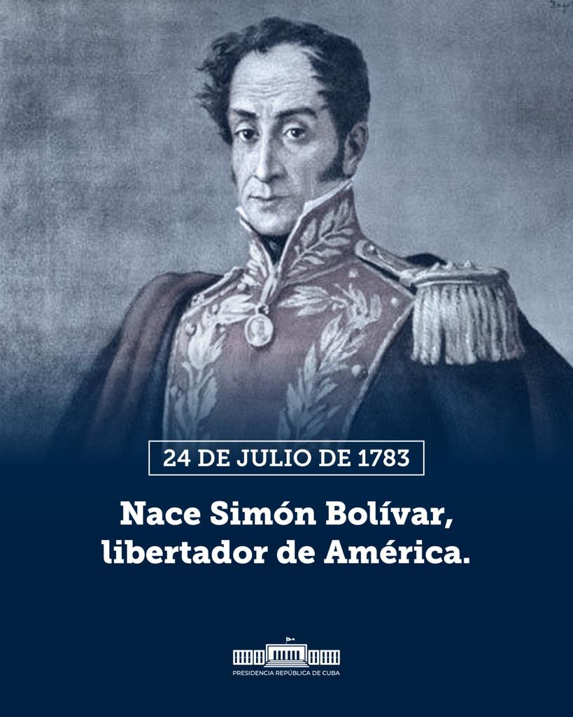 "Yo conocí a Bolívar una mañana larga,
en Madrid, en la boca del Quinto Regimiento,
Padre, le dije, eres o no eres o quién eres?
Y mirando el Cuartel de la Montaña, dijo:
"Despierto cada cien años cuando despierta el pueblo". (Neruda) #BolívarVive