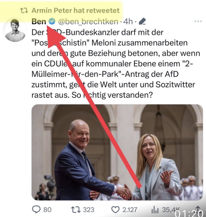 polenz_r's tweet photo. Wer erklärt dem Pressesprecher von Merz, Armin Peters, dass Regierungschefs mit denen anderer Staaten zusammenarbeiten müssen, sogar mit Xi Jin Ping. Im eigenen Land aber arbeitet man nur mit demokratischen Parteien zusammen. Kleines 1x1 https://t.co/3gBC4VgG8K