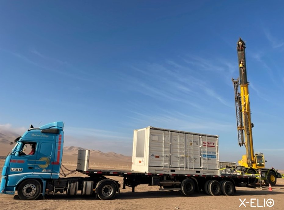 X_Elio_'s tweet image. Exciting news from X-ELIO's Uribe hybrid solar project! 🔋📷 

With this milestone we are one step closer to the completion of our first #BESSProject.  

Stay tuned for more updates as we continue building a sustainable future!

#PositiveEnergy #RenewableEnergy #EnergStorage