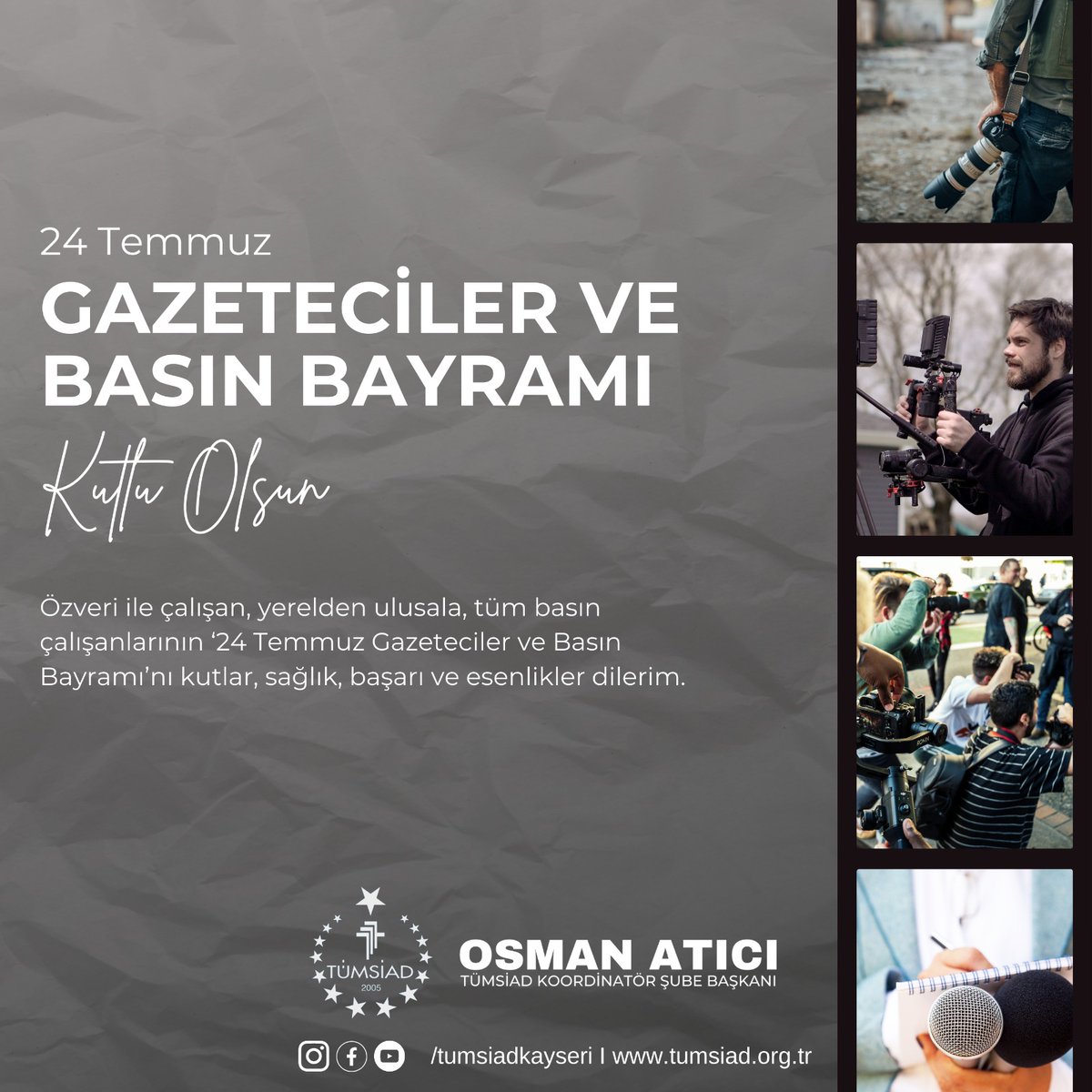 #GazetecilerveBasınBayramı