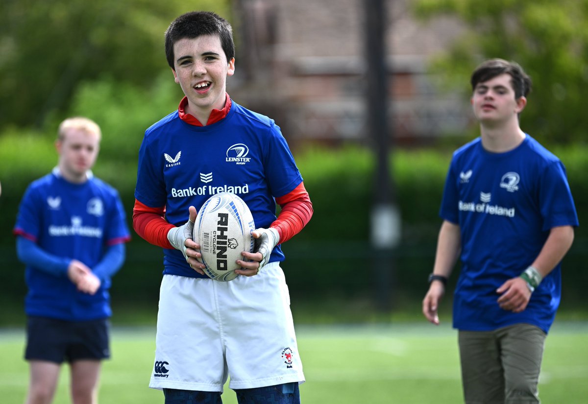 📸 | Nothing but smiles in <a href="/ClontarfRugby/">Clontarf Rugby Club</a> last week at our <a href="/bankofireland/">Bank of Ireland</a> #LeinsterRugby Inclusion Camp!

See the best of the images here 👉 bit.ly/3QhF5ZU

#FromTheGroundUp