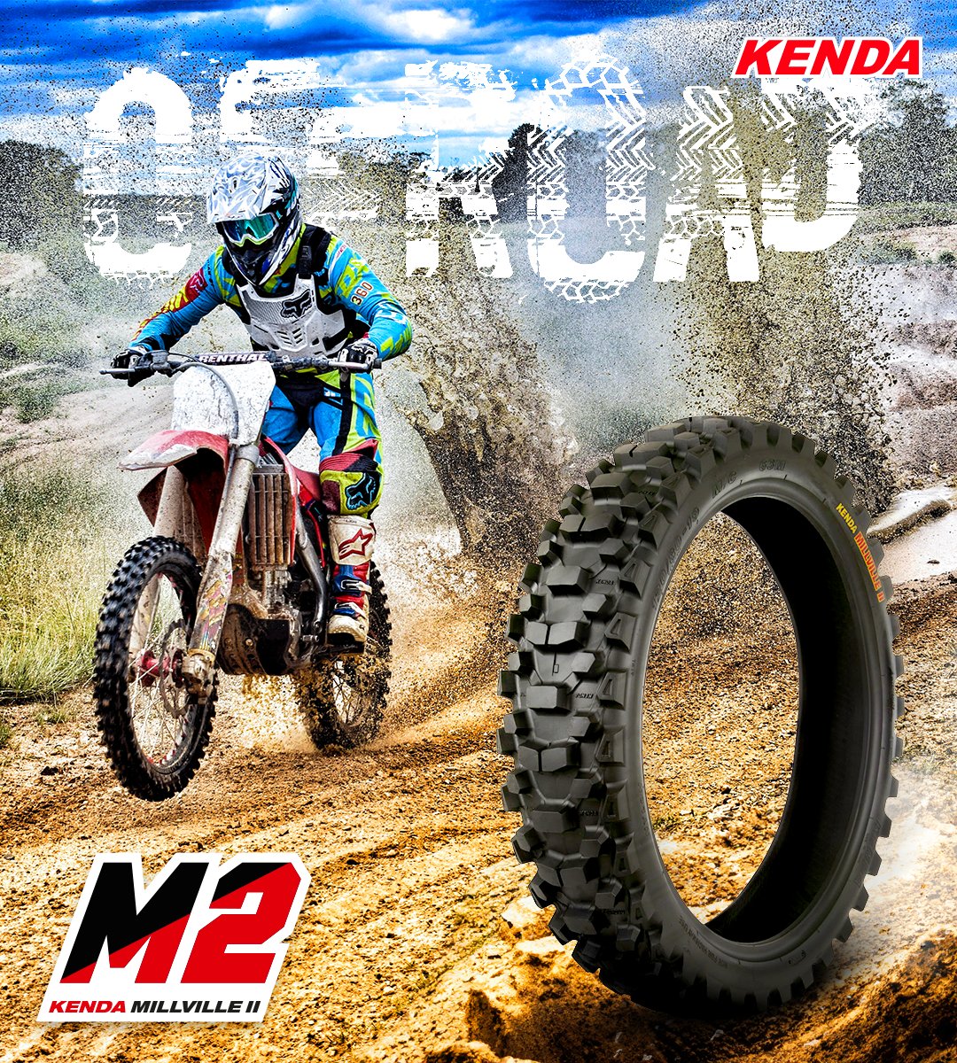 With its reversible tread design, the <a href="/kendamoto/">KendaMoto_UK</a> Millville II is two tyres in one!

Run it in one direction on soft tracks, or spin it around for intermediate conditions. 

Available in a full range of adult and junior sizes. bit.ly/Kenda_MX
#KendaMotorcyclesUK