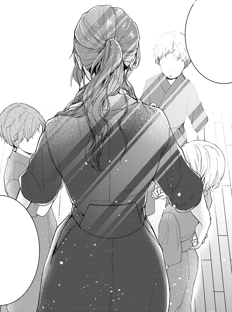 ちなみに最終㌻、ロングヘアになった朱音を描いたものの、途中で整合性が取れないことに気づいて直前に変更しました……でも仕上げちゃったので供養のために上げます…。
ロングヘアとても好き。