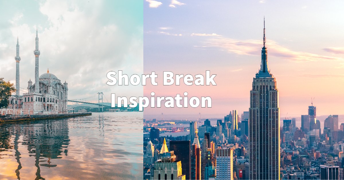 Short breaks are a great way to experience a new country providing ample time to truly experience a country, sightsee and immerse yourself in the culture. 

Speak to one of our #travel specialists on 01892 515966 for #shortbreak #holiday inspiration.

pettitts.co.uk/short-breaks
