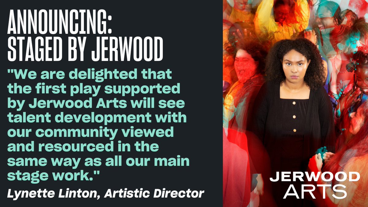 ANNOUNCING: STAGED BY JERWOOD This new programme, funded by a major grant from @JerwoodArts, will enable us to commission and stage 4 new plays from our Emerging Writers' Group. First up: As We Face The Sun by Kit Withington co-directed by @LynetteLinton & @Katie_Greenall.