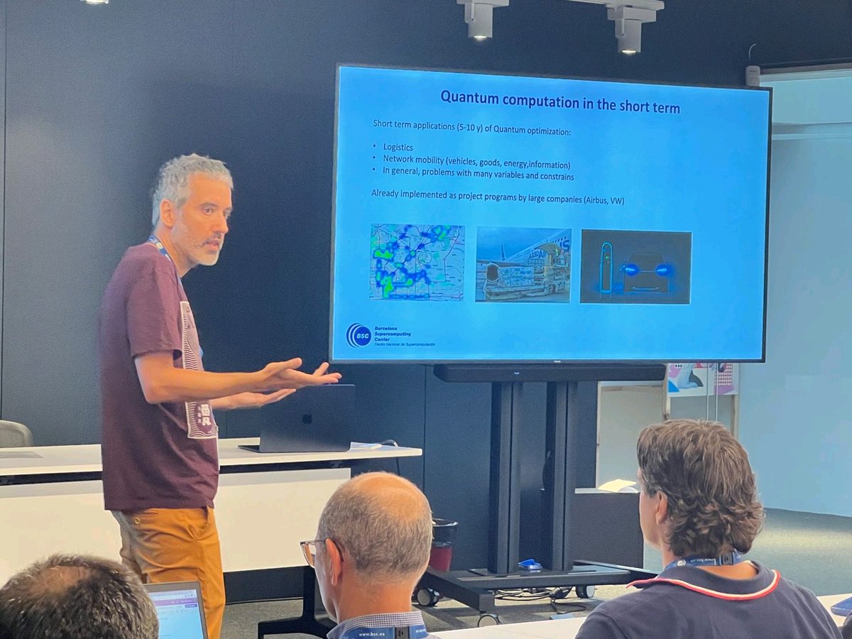 X4HPC's tweet photo. 🚀 Las week, the Barcelona Supercomputing Center opened the doors for participants of the #ExponentialDay23 and #CataloniaExponential Leaders 2023, organized by @accio_cat  presenting @qilimanjaro  Quantum Tech, a disruptive spinoff born from the @BSC_CNS itself https://t.co/om2kL39A1c