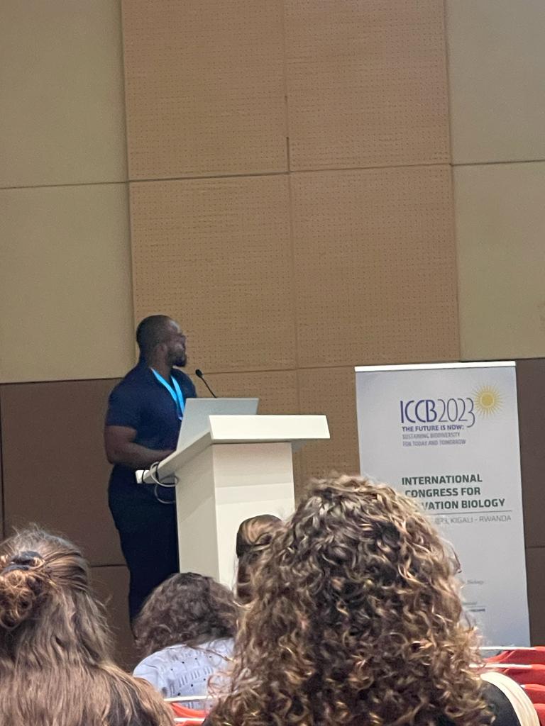 ena_taye's tweet photo. Gave a talk on the "changes in ecological character of the Densu Delta ramsar wetland..." this afternoon at the ICCB 2023 in Kigali. Awesome crowd and feedback. 
#ICCB2023 #iccb https://t.co/i2O9mJ9e3G