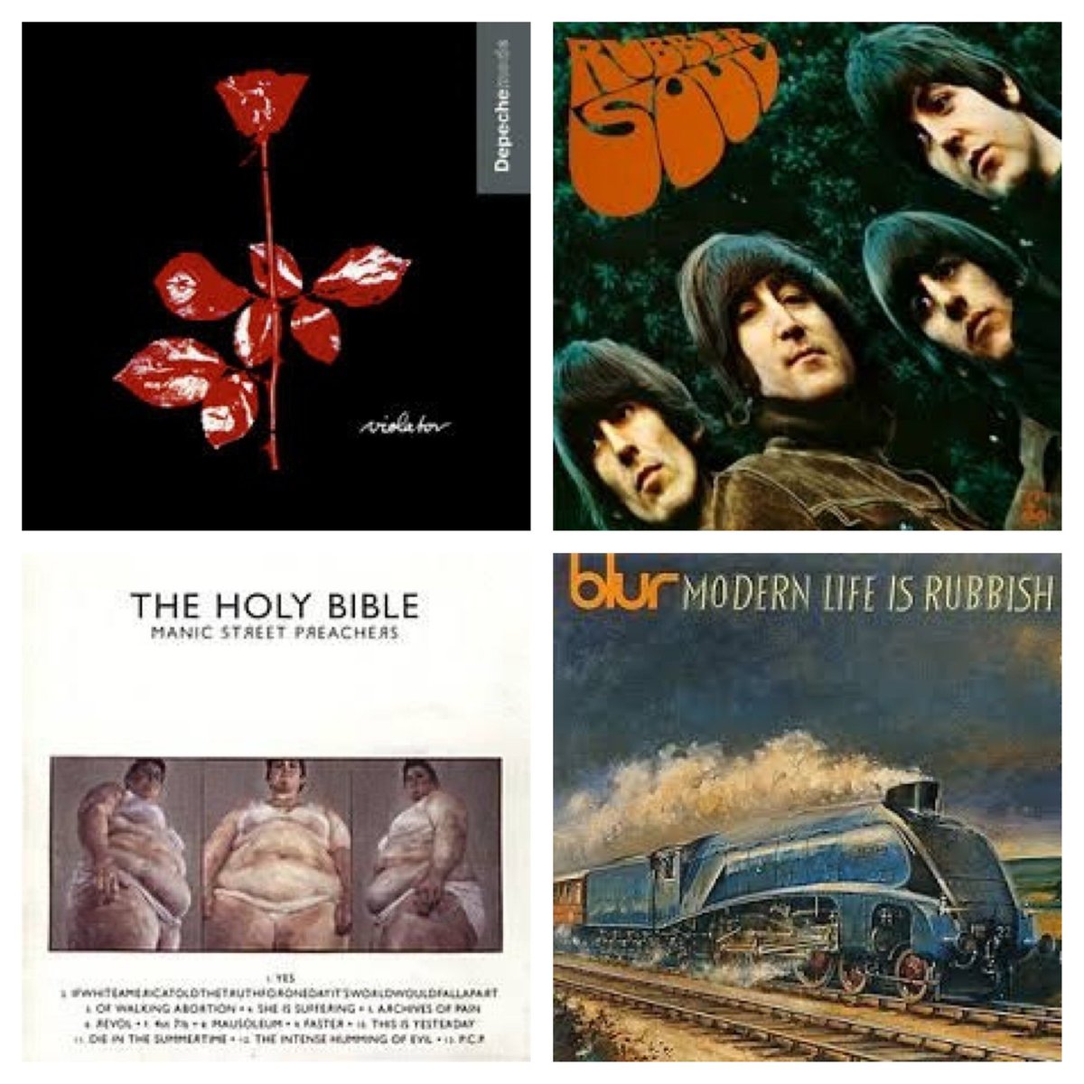 sjmacca72's tweet photo. My first 4 already sorted for #5albumsSF2 3 of my top 10 ever plus the second best Beatles album. Extremely difficult choice for the 5th one! https://t.co/4cnCXrxTLz