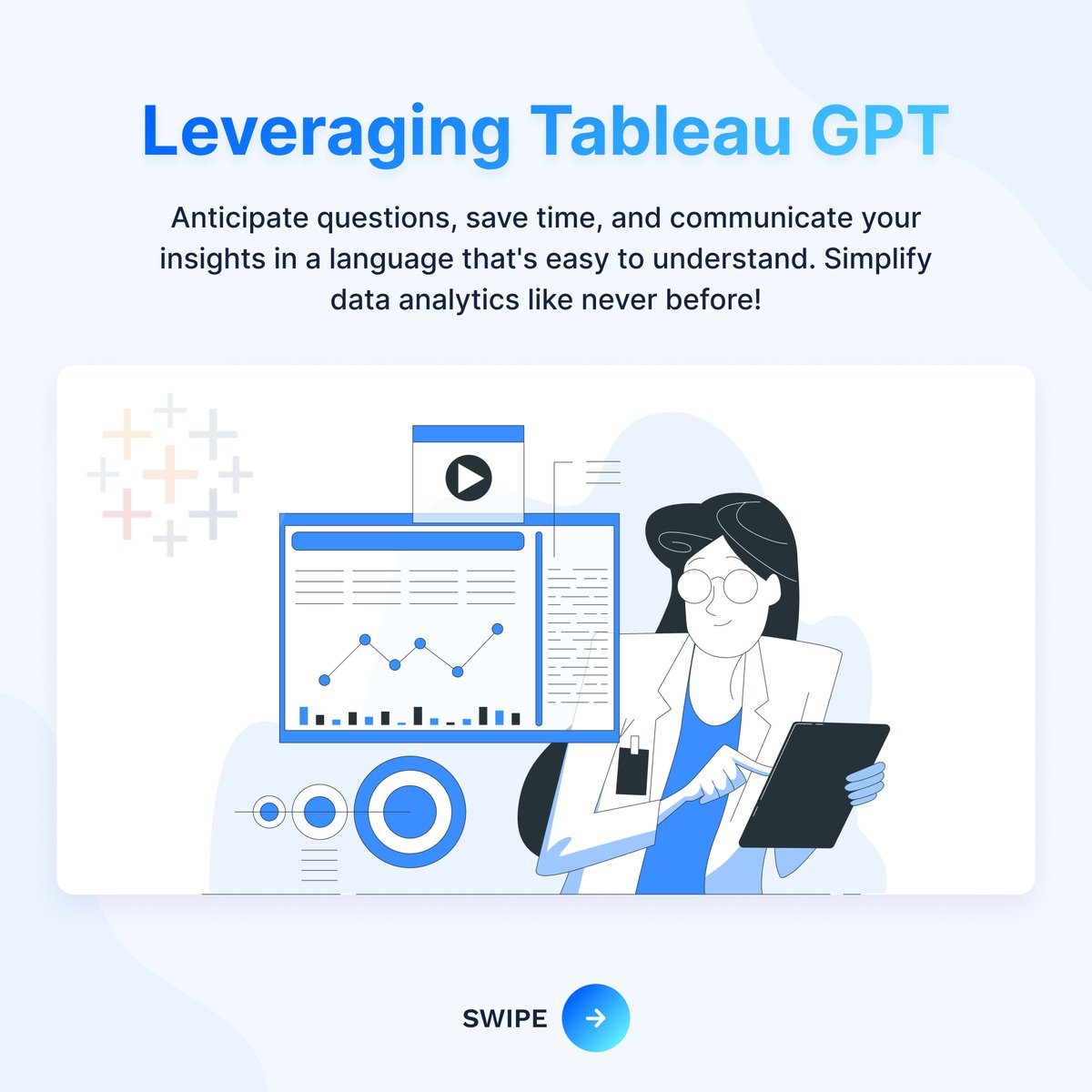 getondata's tweet photo. Exciting times are here for SMEs with the introduction of the latest features by Tableau! AI & Data innovation is no longer a distant dream.
#ai #tableau #tableaugpt #data #datavisualization #dataviz #datascience #artificalintelligence #business #growth #sme #GetOnData https://t.co/YkOXDfCqO6