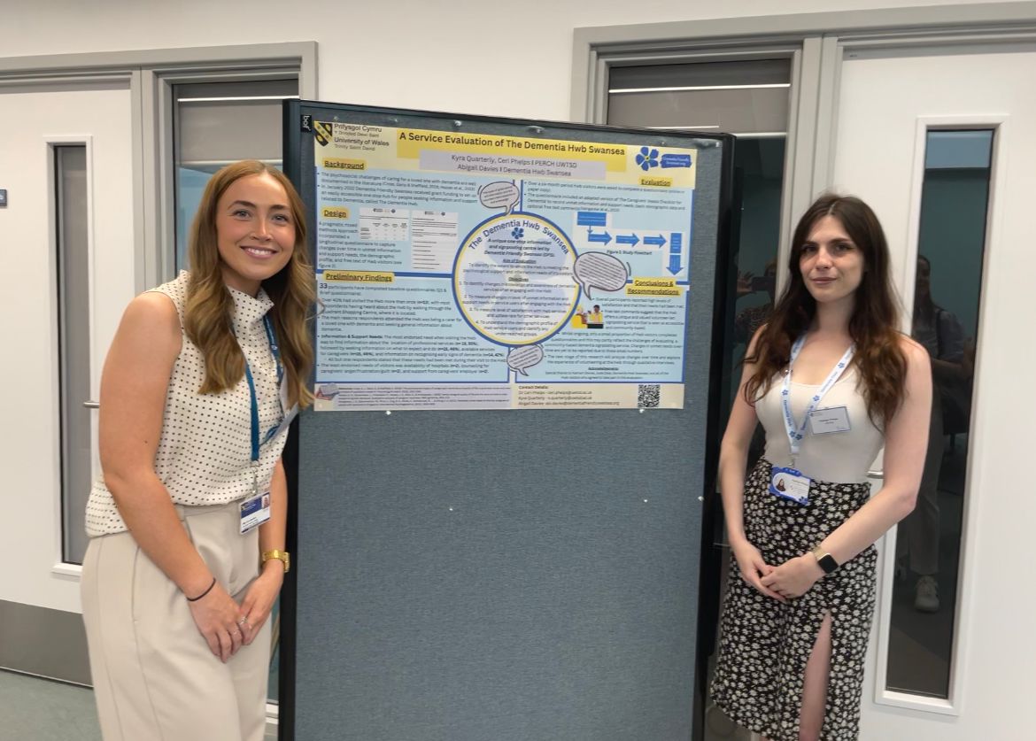 Dementia Friendly Swansea (@dementiaswansea) on Twitter photo Research conducted by Kyra Quarterly & Ceri Phelps at <a href="/UWTSDPsych/">SoPaC School of Psychology & Counselling at UWTSD</a>, in collaboration with <a href="/DementiaHwb/">Dementia Hwb Swansea</a> Abigail Davies, regarding a service evaluation of the Dementia Hwb Swansea was recently showcased at the British Psychological Society Welsh Branch Annual Conference 2023. Research conducted by Kyra Quarterly & Ceri Phelps at <a href="/UWTSDPsych/">SoPaC School of Psychology & Counselling at UWTSD</a>, in collaboration with <a href="/DementiaHwb/">Dementia Hwb Swansea</a> Abigail Davies, regarding a service evaluation of the Dementia Hwb Swansea was recently showcased at the British Psychological Society Welsh Branch Annual Conference 2023.