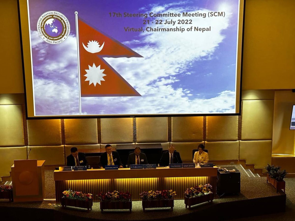 dasamaldives's tweet photo. Chief Inspector Ahmed Nasheed &amp; Asst QC Officer F.Siraja participates in the Eighteenth Steering Committee Meeting of the Cooperative Aviation Security Programme - Asia Pacific (CASP-AP), @icao Asia Pacific Regional Office (APAC RO), Bangkok, Thailand on 24-25 July 23. @MoDmv https://t.co/R33ZJmNECS