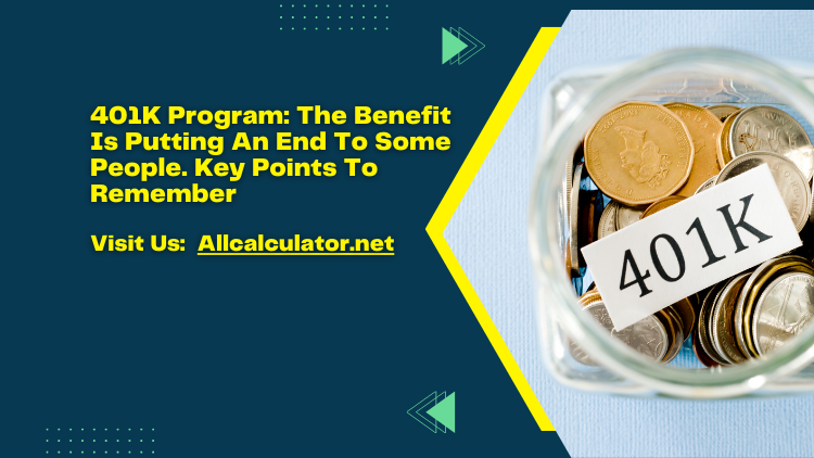 allcalculator's tweet photo. 𝟰𝟬𝟭𝗞 𝗣𝗿𝗼𝗴𝗿𝗮𝗺: 𝗧𝗵𝗲 𝗕𝗲𝗻𝗲𝗳𝗶𝘁 𝗜𝘀 𝗣𝘂𝘁𝘁𝗶𝗻𝗴 𝗔𝗻 𝗘𝗻𝗱 𝗧𝗼 𝗦𝗼𝗺𝗲 𝗣𝗲𝗼𝗽𝗹𝗲. 𝗞𝗲𝘆 𝗣𝗼𝗶𝗻𝘁𝘀 𝗧𝗼 𝗥𝗲𝗺𝗲𝗺𝗯𝗲𝗿

https://t.co/LBZEv7MELX

#401k #Allcalculator #FinancialCalculators #Mathcalculators #FitnessandHealthCalculators https://t.co/fdT2679Mxv