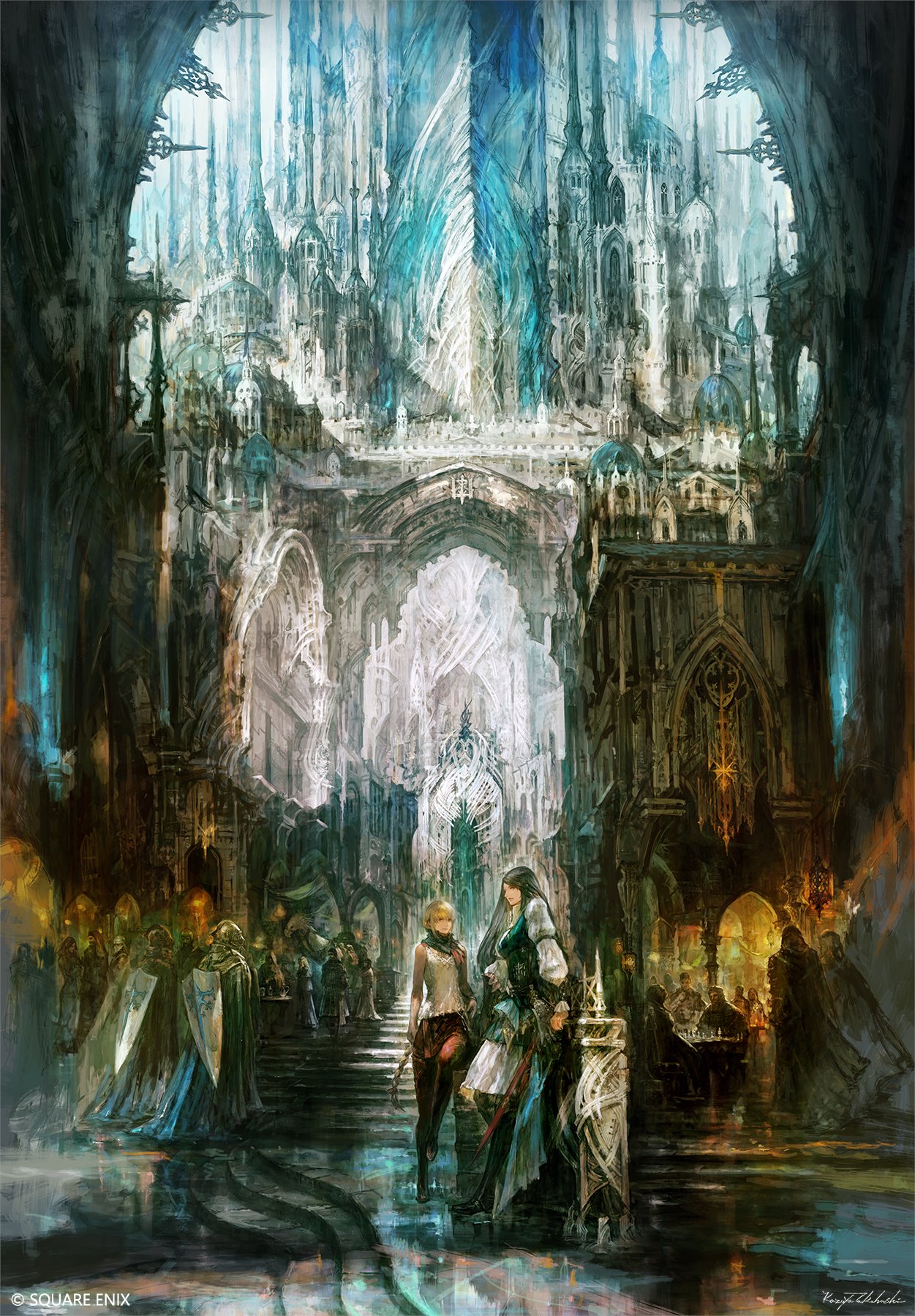 美品　ff16 ファイナルファンタジーXVI 複製原画『幻想の旅路』 FINAL FANTASY XVI on X: 