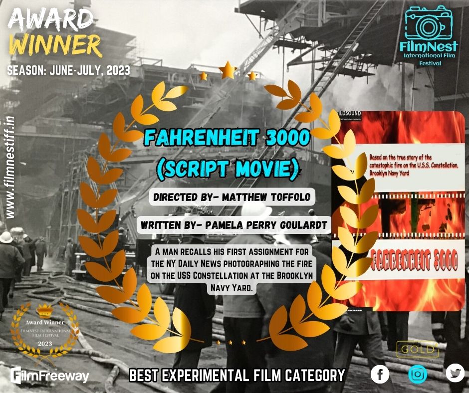 Congratulations to Director Matthew Toffolo & Writer Pamela Perry Goulardt of