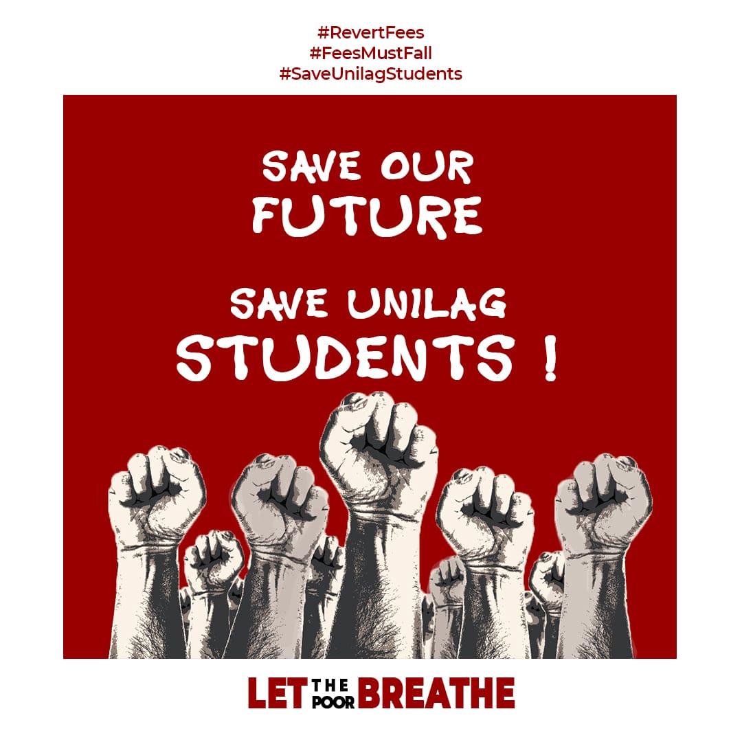 abayomi4278's tweet photo. Knowledge is power, but it shouldn't come at a hefty price! We want to learn, not burn in debt! UNILAG students demand fair fees for all! No to students loan!. No to political victimizations!

#RevertFees #FeesMustFall #SaveUnilagStudentsUNILAG  #EndSARS https://t.co/oWHLb4oeaH