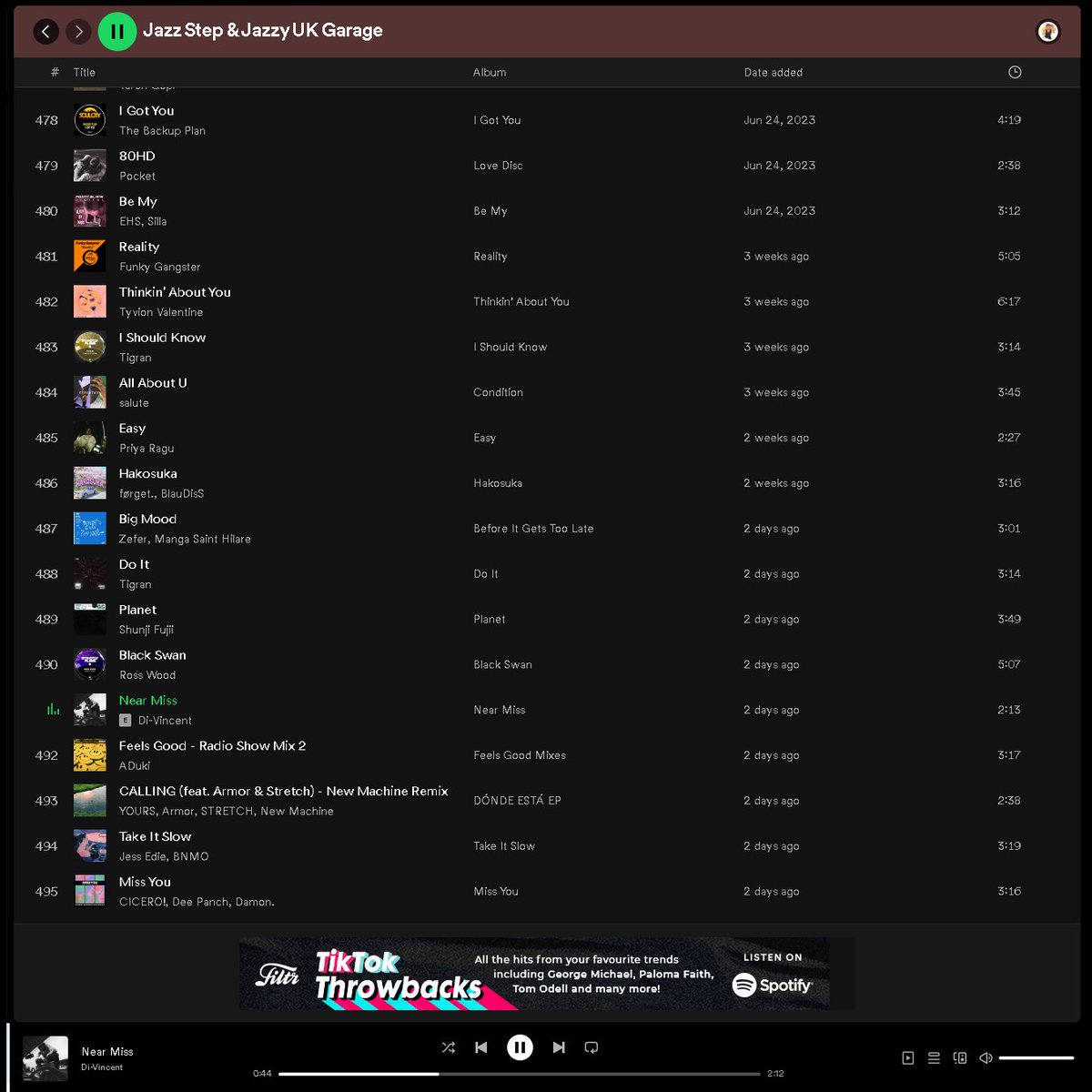 Phonetix (@robphonetix) on Twitter photo Just updated my New UKG & Jazz Step playlists with fresh 🔥
🎶 <a href="/FlirtaD/">Flirta D</a>, <a href="/zeferuk/">Zefer</a>, <a href="/RicoTubbs/">Rico Tubbs</a>, <a href="/mph_uk/">MPH</a>, <a href="/edwardkwhite/">Edward White</a>, <a href="/ShunjiFujii/">Shunji Fujii</a>, <a href="/Albzzy/">Albzzy</a>, <a href="/DharitaPancholi/">Dee Panch</a>, <a href="/disclosure/">Disclosure</a>, <a href="/KollyBorda/">Kolly Borda.</a> & more!
New UKG 👉 open.spotify.com/playlist/3Efj3…
Jazz Step 👉 open.spotify.com/playlist/5FNJk…
#NUKG Just updated my New UKG & Jazz Step playlists with fresh 🔥
🎶 <a href="/FlirtaD/">Flirta D</a>, <a href="/zeferuk/">Zefer</a>, <a href="/RicoTubbs/">Rico Tubbs</a>, <a href="/mph_uk/">MPH</a>, <a href="/edwardkwhite/">Edward White</a>, <a href="/ShunjiFujii/">Shunji Fujii</a>, <a href="/Albzzy/">Albzzy</a>, <a href="/DharitaPancholi/">Dee Panch</a>, <a href="/disclosure/">Disclosure</a>, <a href="/KollyBorda/">Kolly Borda.</a> & more!
New UKG 👉 open.spotify.com/playlist/3Efj3…
Jazz Step 👉 open.spotify.com/playlist/5FNJk…
#NUKG