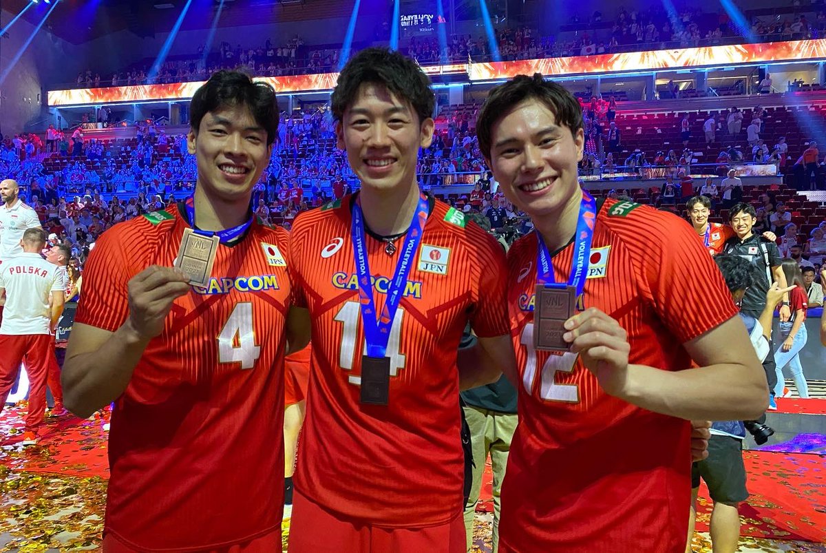 yuki14_official's tweet image. VNL3位　銅メダル🥉
たくさんの応援ありがとうございました。

まだまだ強くなる。