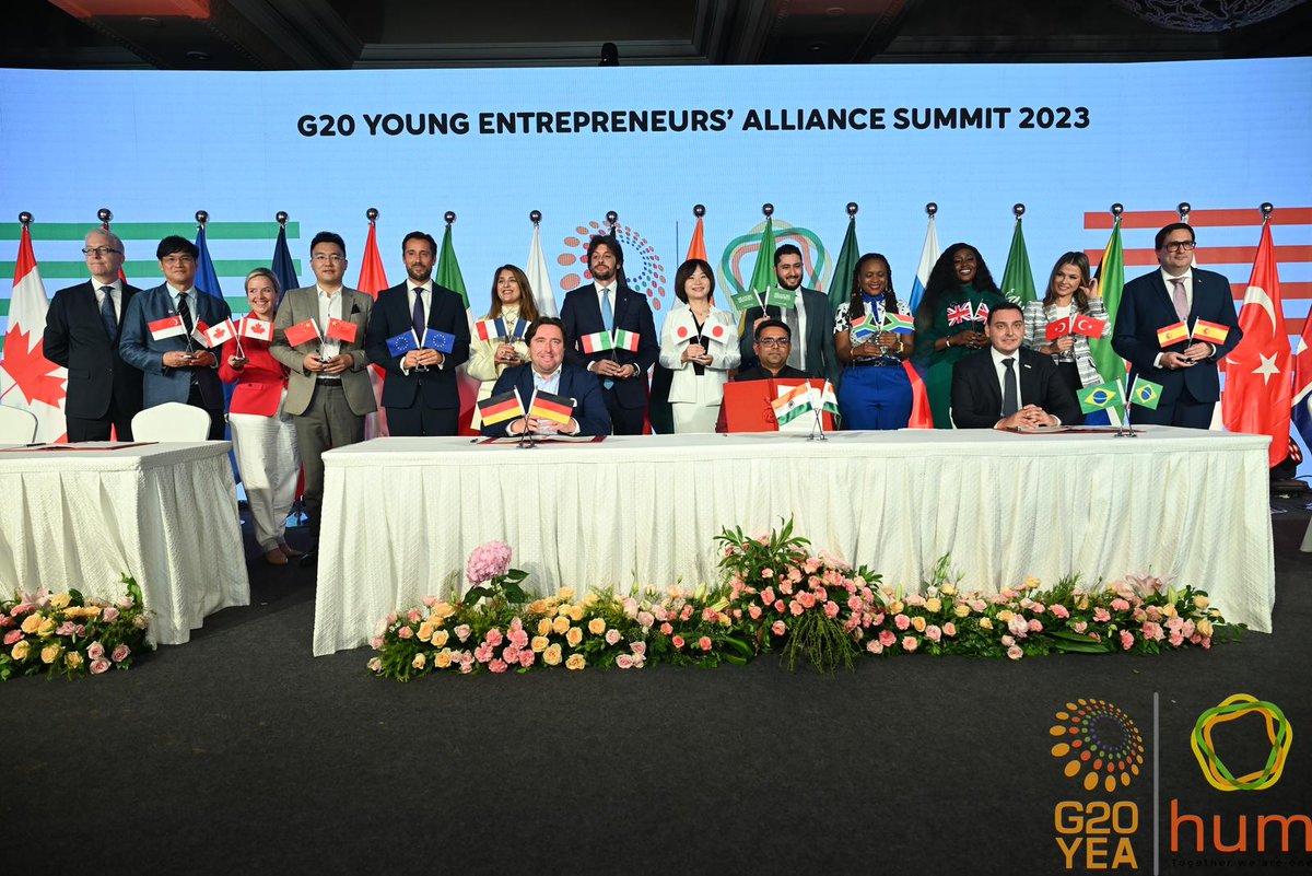 ZohoBackstage's tweet photo. 45+ nations
800 delegates
20+ distinguished speakers
30+ sessions
Excited to share that Zoho Backstage powered G20YEA, 2023.
From website development to seamless registrations, and delivering a mobile app for engagement &amp; networking, Zoho Backstage had their back!

#G20Summit2023 https://t.co/nsQRUjdV3q