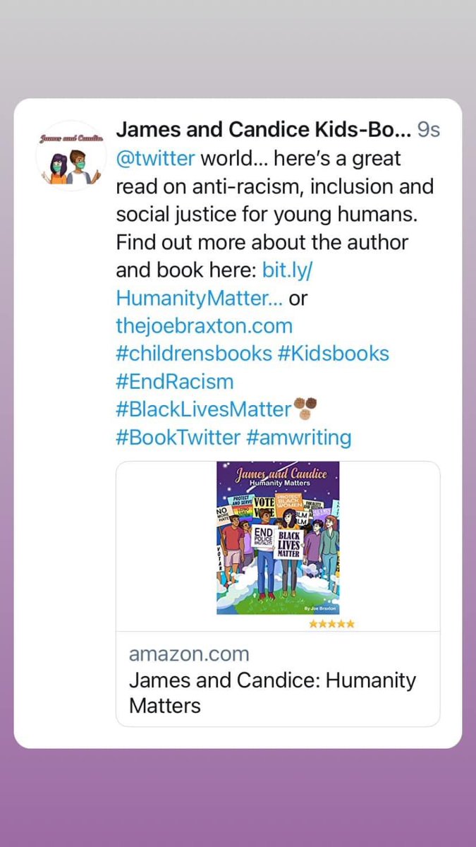 James and Candice Kids-Book Series tweet media