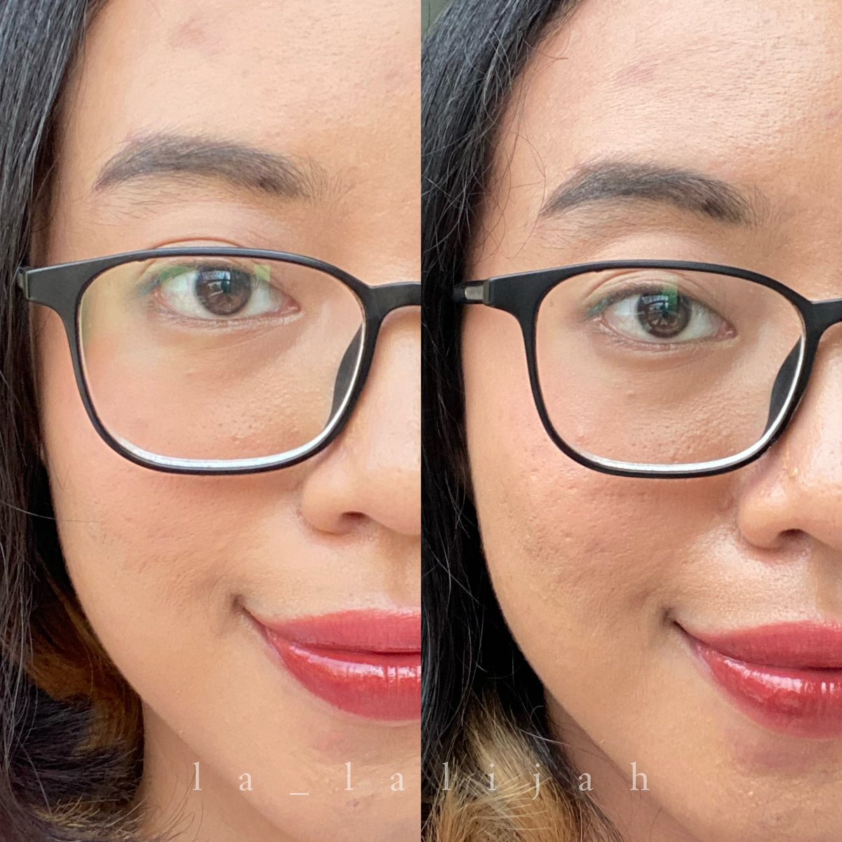 Ternyata bisa juga make up tahan lama, ini aku pake kurang lebih 8 jam😆❤️

Medium to full coverage &amp; minim oksidasi walaupun dipake berkegiatan siang hari😙 #racuninmakeup