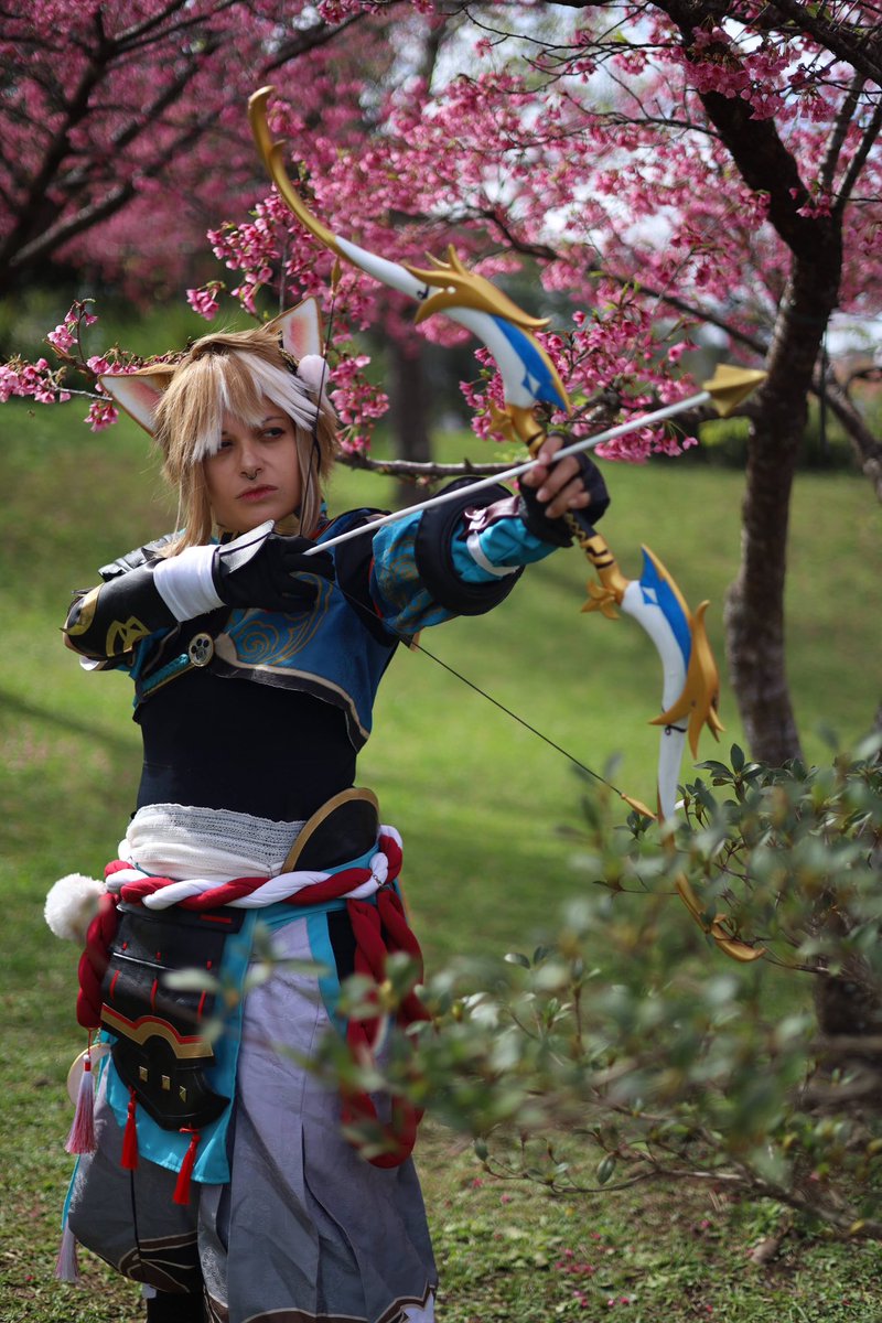 lazierph's tweet photo. Edit rápido no Photoshop Express proa entregar esse fotao pro @TocaDoTanuki! 
Olha que Gorou mais lindo!! 😍😍

#GenshinImpact #cosplay https://t.co/fIxbbeezLL
