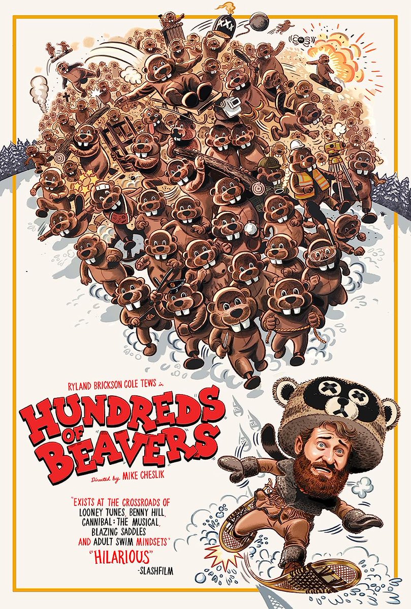 TheDukeMitchell's tweet photo. Got your #DukeFest 2023 tickets yet? Join us at @ThePCCLondon for the UK Premieres of "HUNDREDS OF BEAVERS" @beaversfilm &amp; "STEPHANE" 13th &amp; 16th August! Book tickets here https://t.co/w0aKKFrW73 https://t.co/JBaTUySCRz