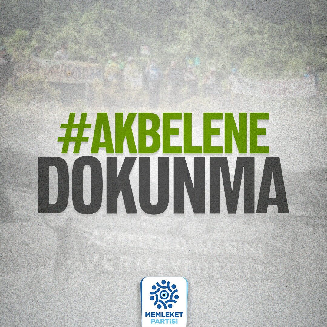 Doğayla savaşmayın, kaybedersiniz. Kirli ellerinizi ormanlarımızdan derhal çekin! #AkbeleneDokunma