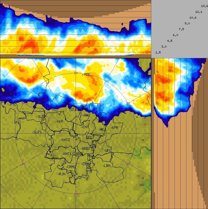 🆘️ Extremely powerful storm entering #Hyderabad from north. Strong wind gusts and lightning possible. Stay safe. Do not venture out unless necessary.