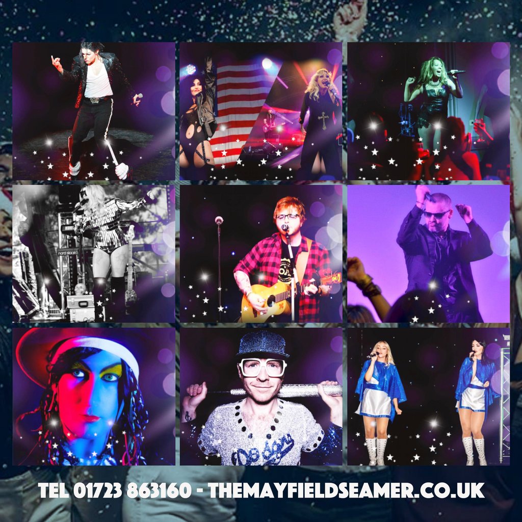 mayfieldseamer's tweet image. ✨We’re excited to announce we have some amazing tribute nights for you to enjoy, get into the party mood this festive season &amp;amp; celebrate with us! 🎵
⁠
Tickets available over the phone or you book online.
📞01723 863160💜 ⁠
 ⁠