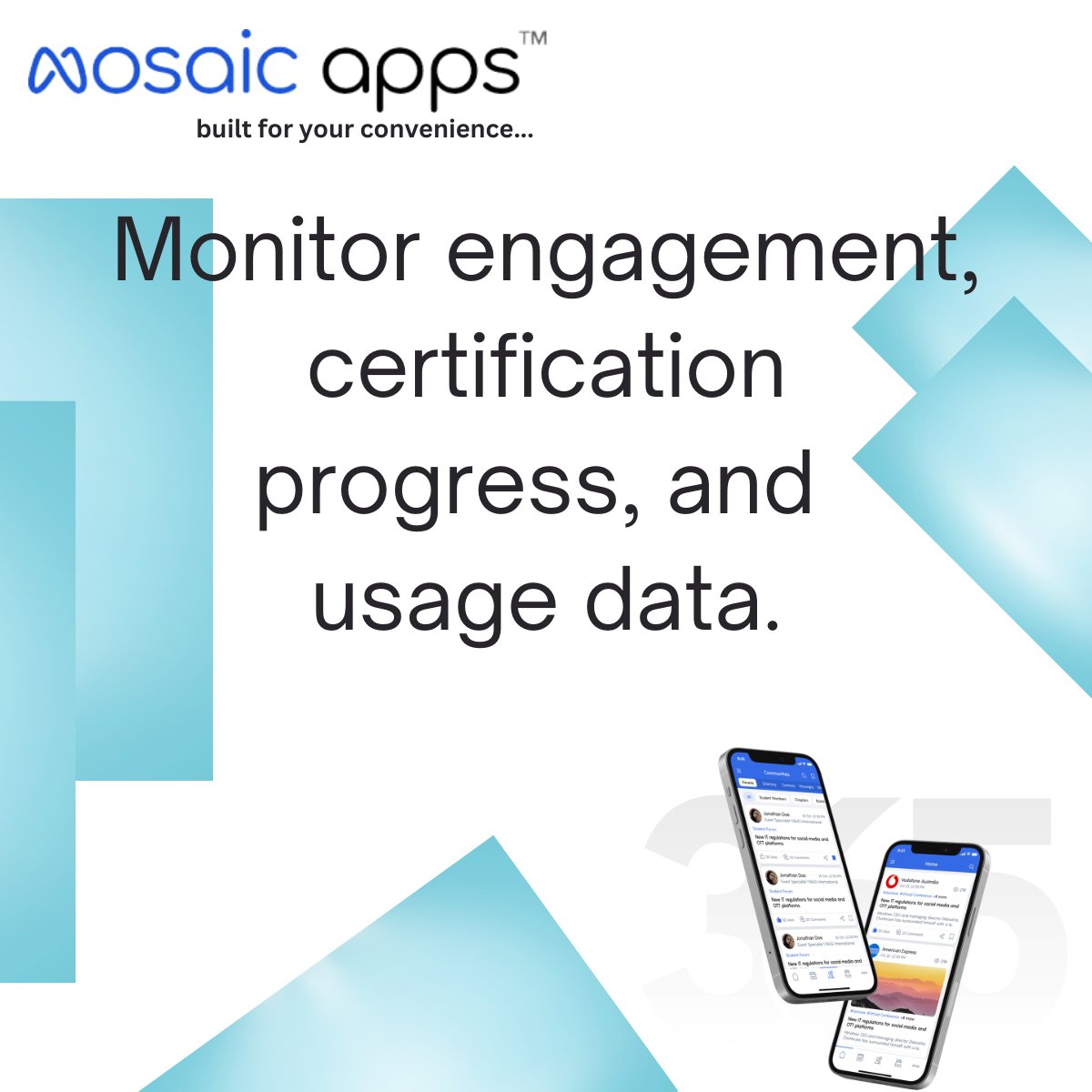 mosaic_apps's tweet image. Dive into the data and gain actionable insights with Cert Central&apos;s comprehensive analytics dashboard! Monitor engagement, certification progress, and usage data. #DataDrivenDecisions #AnalyticsDashboard