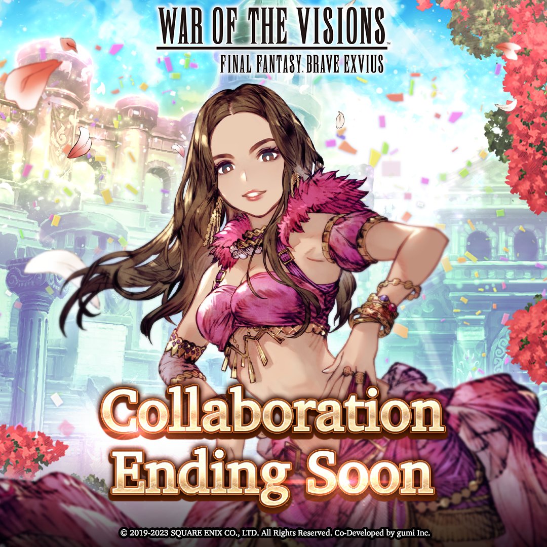 Make the most of the party before it's over! The Addison Rae meets WOTV FFBE collaboration ends at 23:59, 7/25/2023, World Time (PST). 

Tell us your thoughts about the collaboration in the comments below! 
#WOTVFFBE https://t.co/Ph3zU7ragH