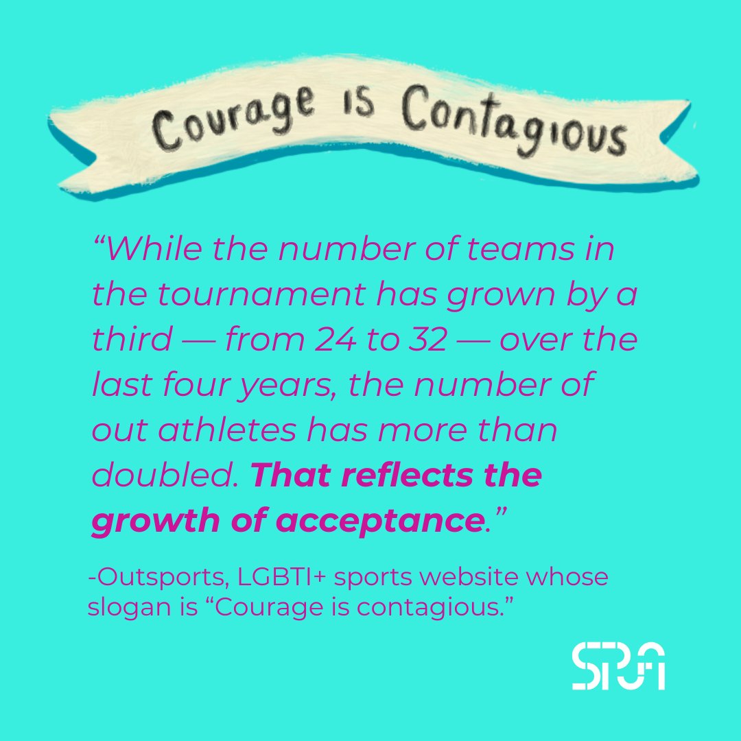 Sport_Rights's tweet photo. According to a recent survey by the LGBTI+ sports website #Outsports, there will be a record number of out LGBTI+ players in the #FIFAWWC: 87 out athletes will compete in it, more than double the 38 out players who competed in the last edition, in 2019

➡️ https://t.co/H1D8MMfQmS https://t.co/fGLt8igPdq