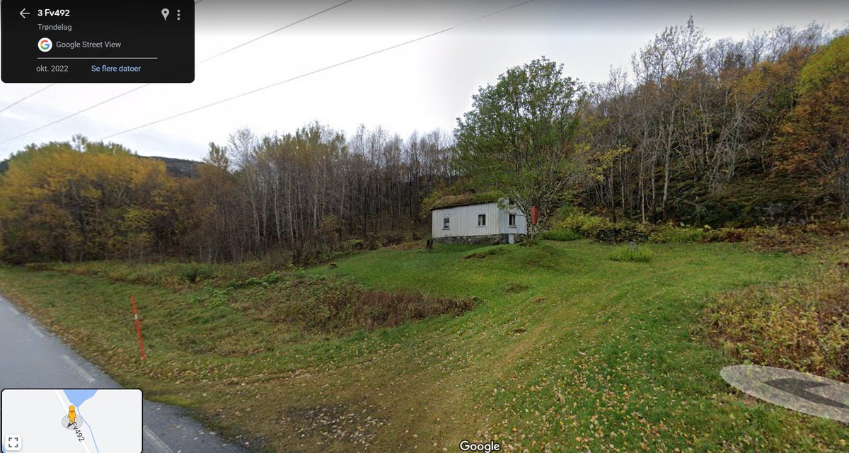 Bilde 1: For mange år siden, kastet brodern en stein som slo hull i hodet mitt her nede i fjæra.
Bilde 2: 10 minutter seinere falt brodern ned fra det tuntreet der, og brakk armen så komplisert at de vurderte å amputere